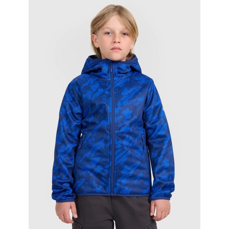 Softshell jacket, windproof membrane 5000, boys 4F 4FJRAW25TSOFM508-90A kabát