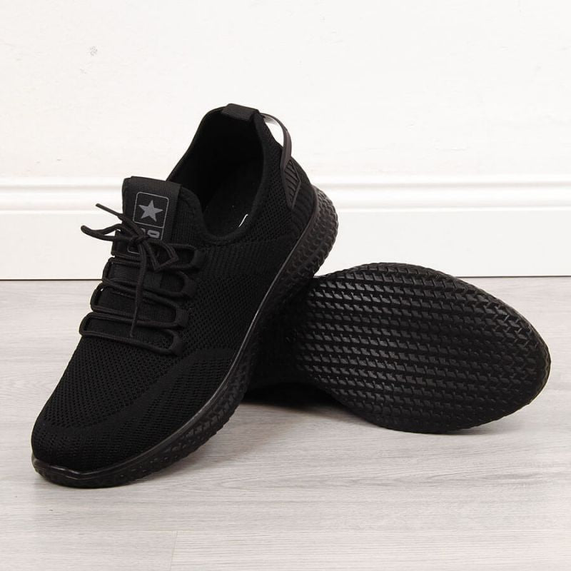 Inny NEWS M EVE266A black textile sports Utcai cipő