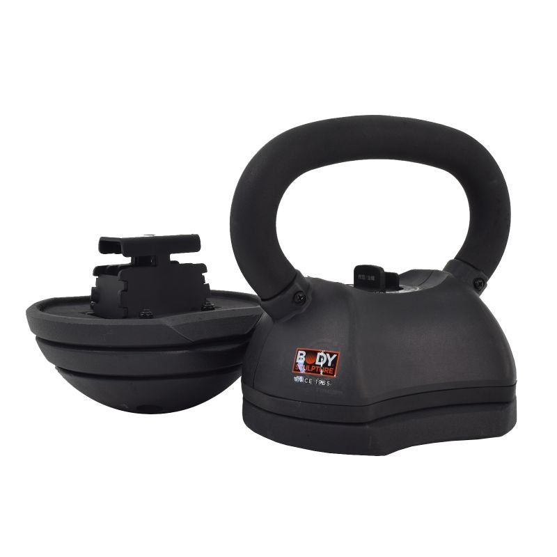 Body Sculpture BW 126 Adjustable Kettlebell fekete edzőfelszerelés BW126