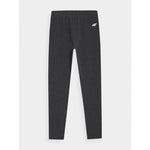 4f Girls' elastic cotton leggings Junior Kiegészítő