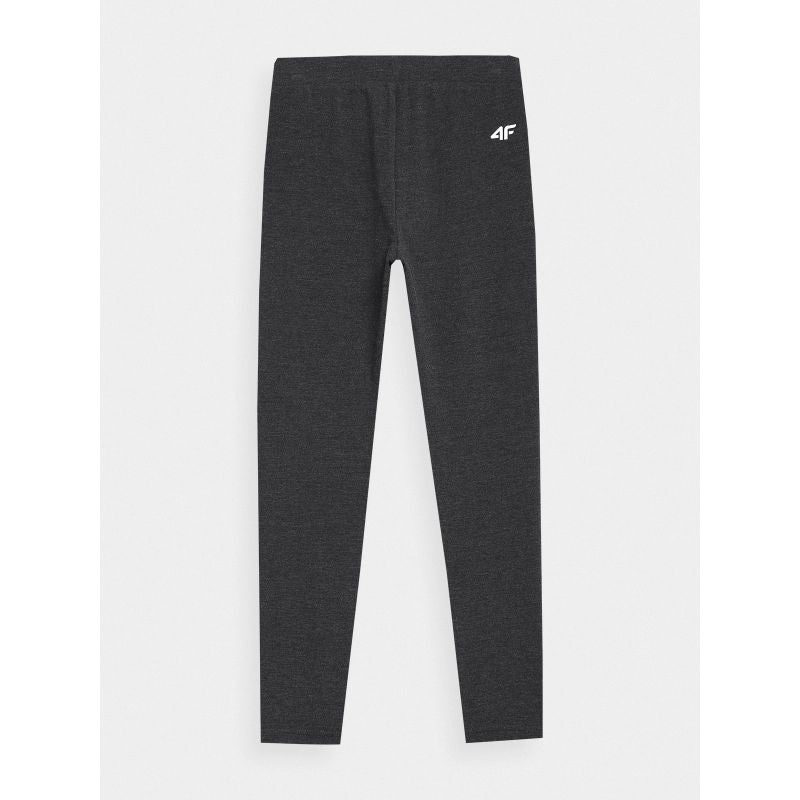 4f Girls' elastic cotton leggings Junior Kiegészítő