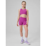 4F Girls' seamless sports short 152/158 leggings 4FJRSS26TFSTF140-53S