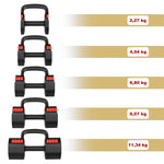 HMS HL05 3in1 ADJUSTABLE DUMBBELL WITH SUPPORT FOR PUSH-UPS AND KETTLEBELL súlyzó 17-47-402