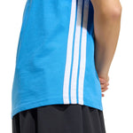 Adidas Essentials 3-Stripes Cotton Women's T-Shirt Light Blue 2xs póló