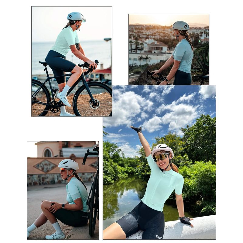 Rockbros 15210007005 TVI L Women's Cycling Jersey - Green l \ zielony póló 15210007003-211665