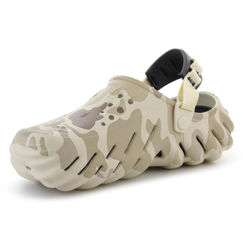 Crocs Echo Duck Camo Clog Bone/Black