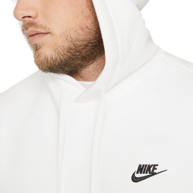 Nike NSW Club Hoodie fehér pulóver