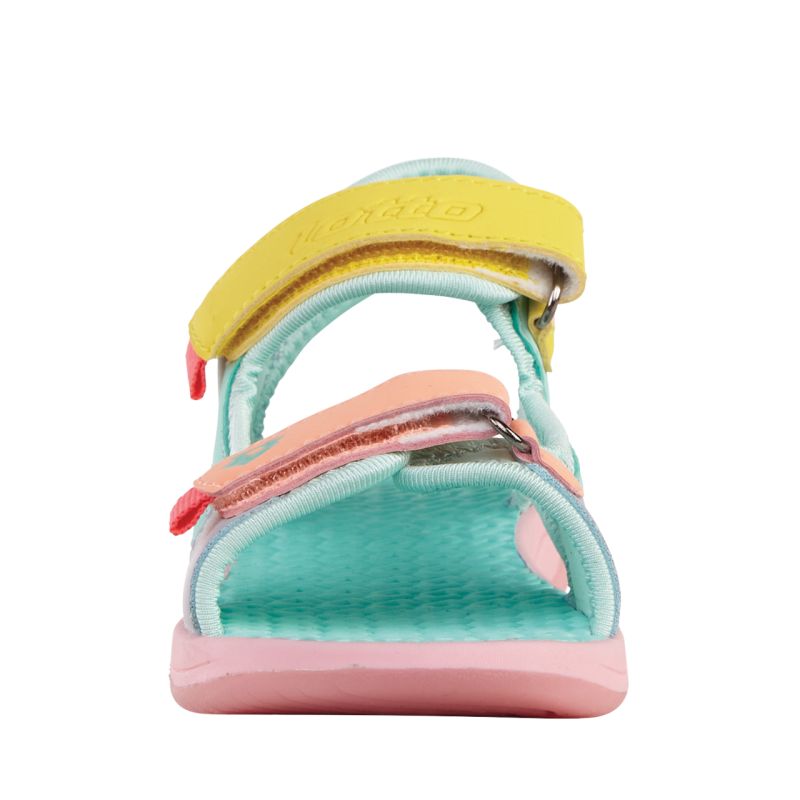 Lotto Macarella pink and blue children's sandals