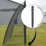 Enero FOOTBALL GOAL WITH NET AND SHOOTING TARGET PRO goals, nets, shields