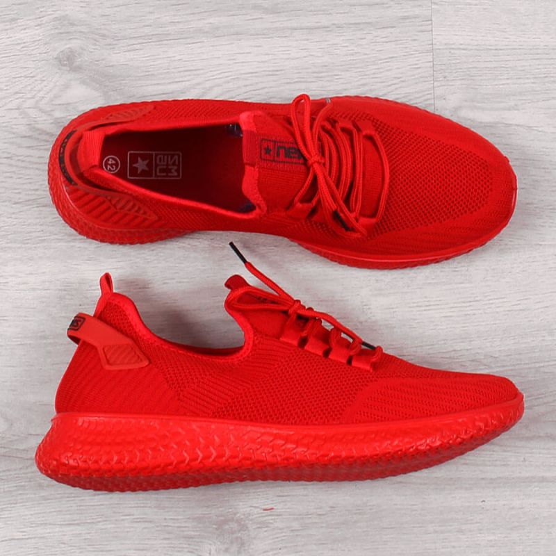 Inny NEWS M EVE266B red textile sports Utcai cipő