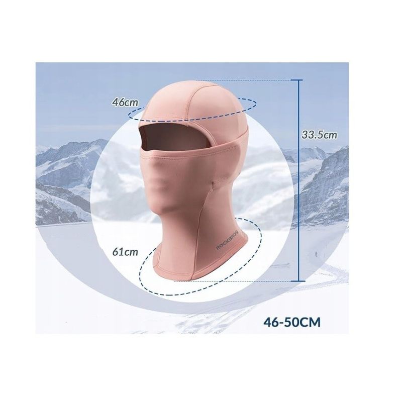 Rockbros children's balaclava 46-50cm pink rózsaszín balaclavas