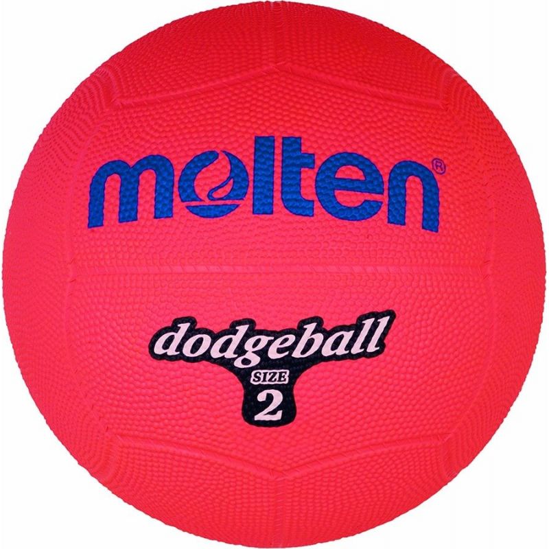 Molten DB2-R dodgeball size piros labda