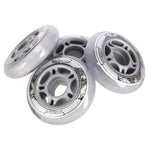 PU 70x24 82A TRANSPARENT WHEELS (4 pcs.) NILS EXTREME