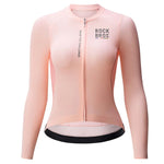 Rockbros 15110012012 ROAD TO SKY women's cycling jersey long sleeve L - pink l \ różowy póló