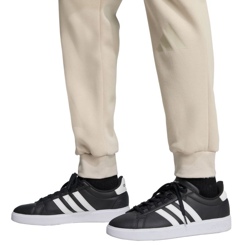 adidas Men's Sportswear Big Logo Fleece Colorblock Tracksuit Beige JX5572 Kiegészítő