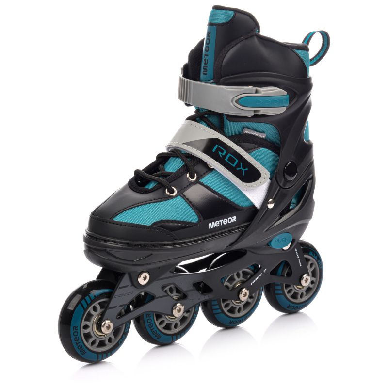 Meteor Rox skates, fekete korcsolya 22353