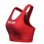 TOP TEN top "WAKO" (WAKO APPROVED) czerwony+m short