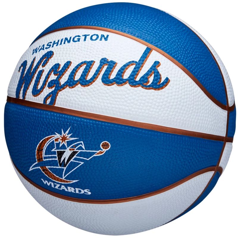 Wilson Team Retro Washington Wizards Mini Ball WTB3200XBWAS basketball labda