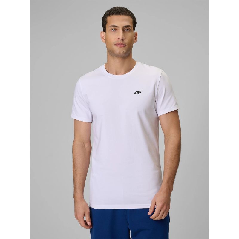 4F Slim men's T-shirt smooth póló 4FRMM00TTSHM4193-10S
