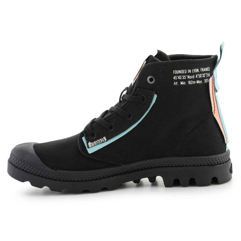 Palladium Pampa Underlayer W 99183-008-M Black shoes Cipő
