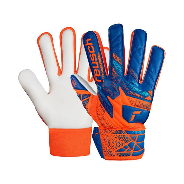 Reusch Attrakt Starter Solid Finger Support Jr 5472511 2290 Goalkeeper Gloves Kesztyű