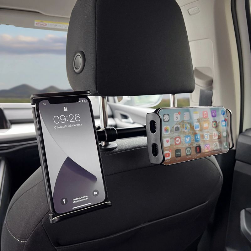 Wozinsky Double Headrest Car Phone Holder Black ( ) fekete elektronika 304004-93013
