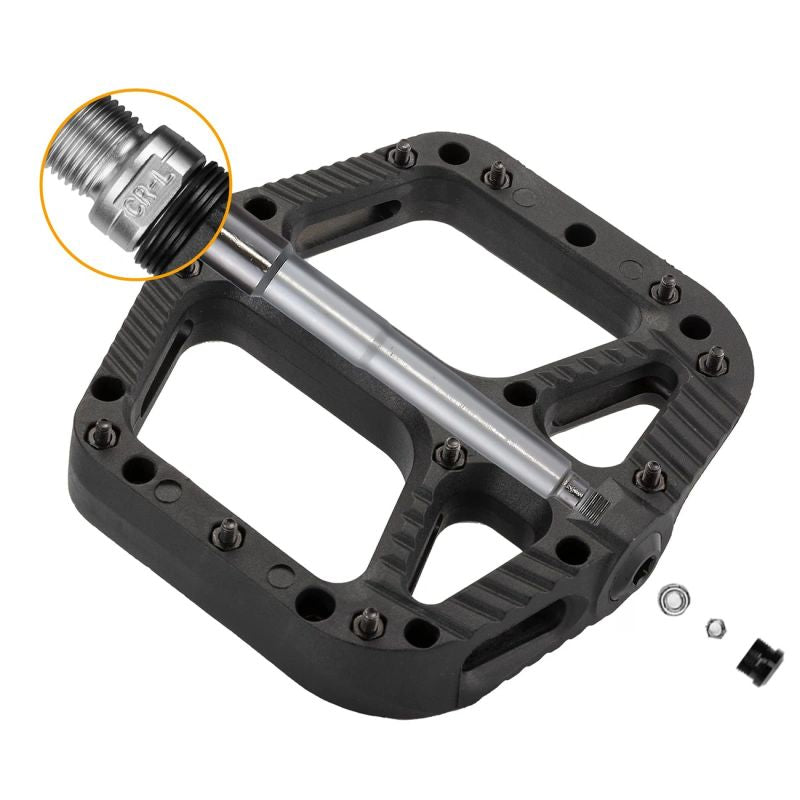 Rockbros 2018-12A Nylon Bicycle Pedals - Black