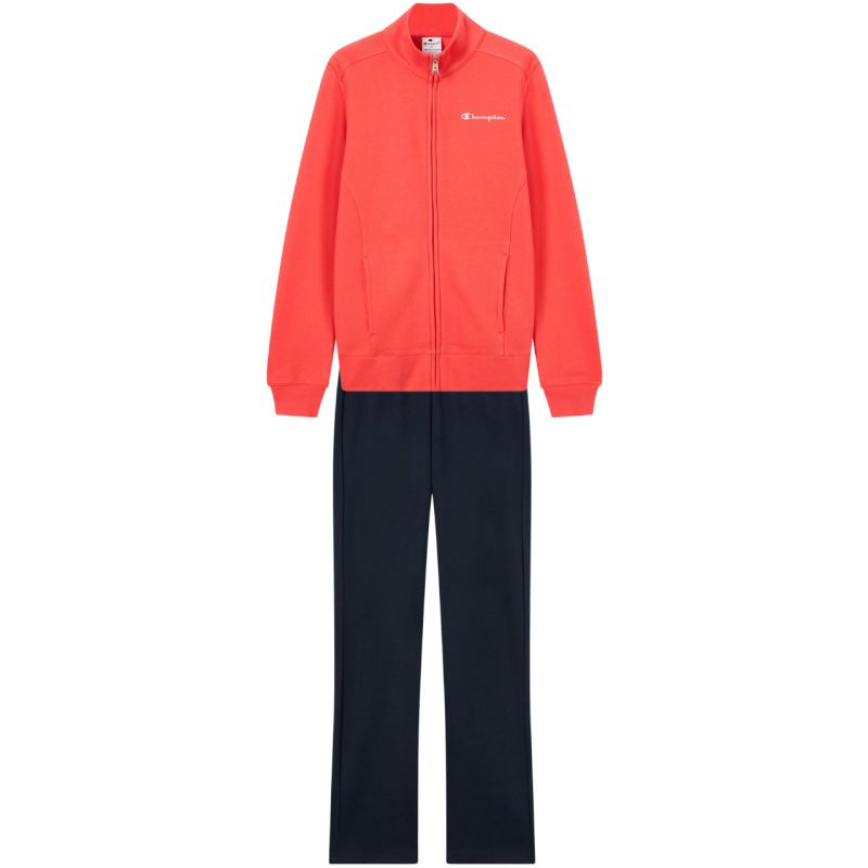 Champion Full Zip Suit Women's Tracksuit Orange and Navy Blue 118289 RS073 sötétkék szett