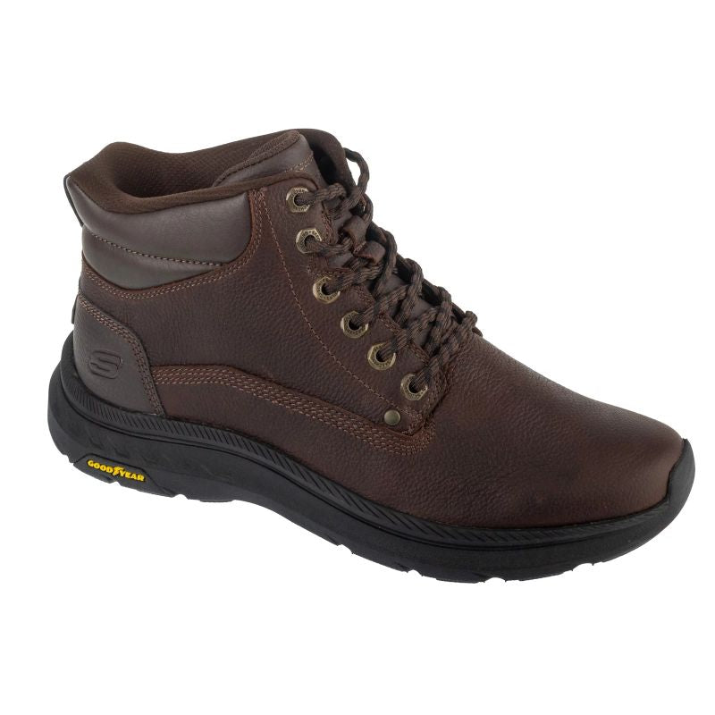 Skechers Slip-Ins: Pollard – Waylon Brown barna utcai cipő 205333-RDBR