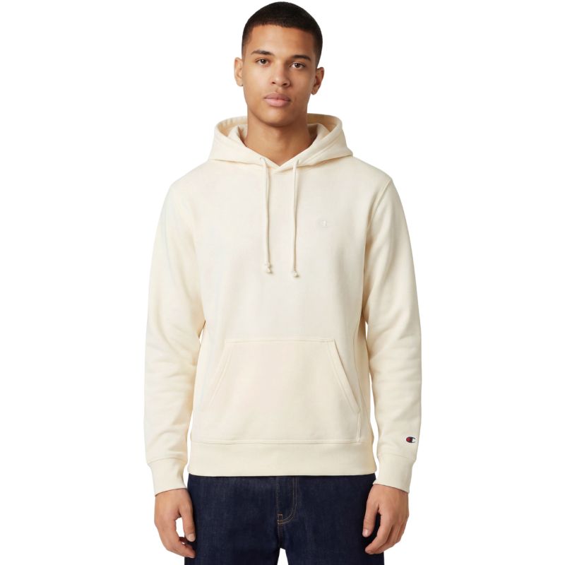 Champion Men's Hoodie Sweatshirt 220783 YS084 krém kapucnis pulóver