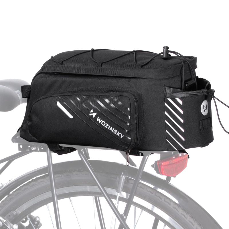 Wozinsky Bike Pannier Rack with Shoulder Strap 9L (Rain Cover Included) Black ( ) fekete táska 304004-63973