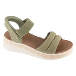 Skechers Slip-Ins: BOBS Sun Ray Green Size zöld utcai cipő 114413-OLV