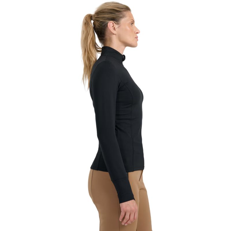 4f Women's thermal sweatshirt F098 deep black 4FWAW25UBRUF098 20S Kiegészítő