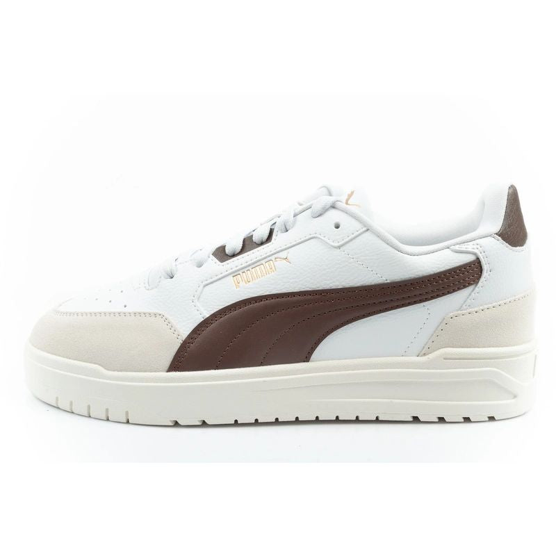 Puma men's sports Shuffle sneakers lightweight comfortable fashionable beige bézs utcai cipő
