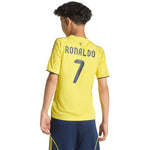 Adidas Al Nassr FC 2025/2026 Home Jersey for Kids, Yellow sárga gyerek póló JN7981