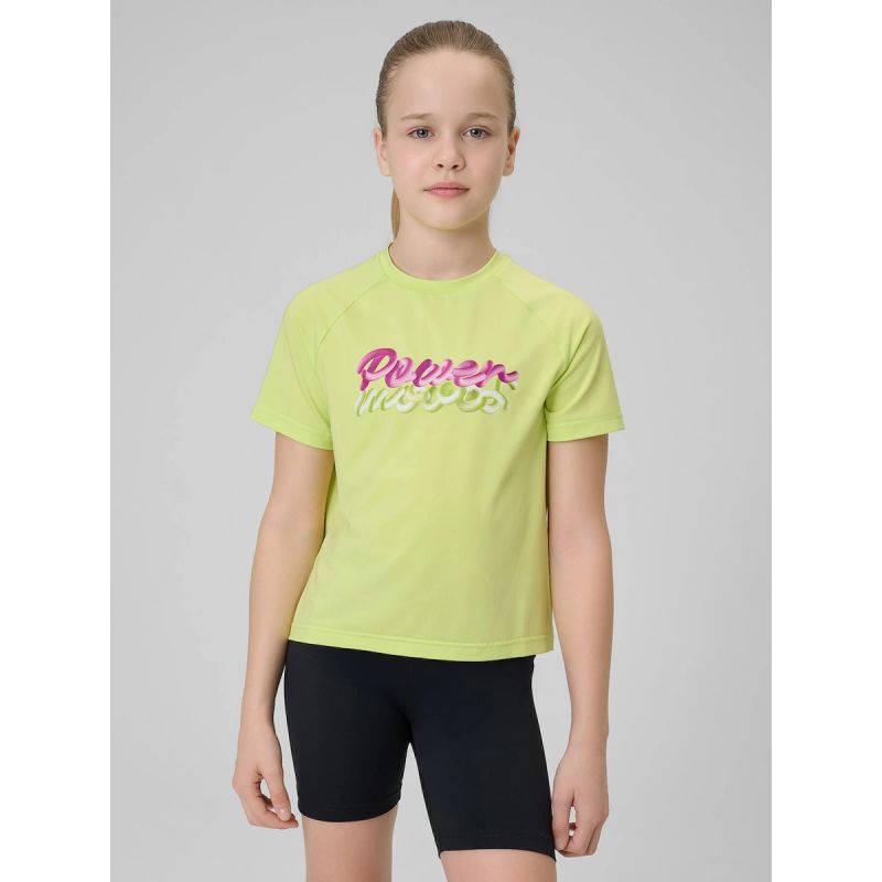 4F Girls' quick-drying sports T-shirt 158/164 póló