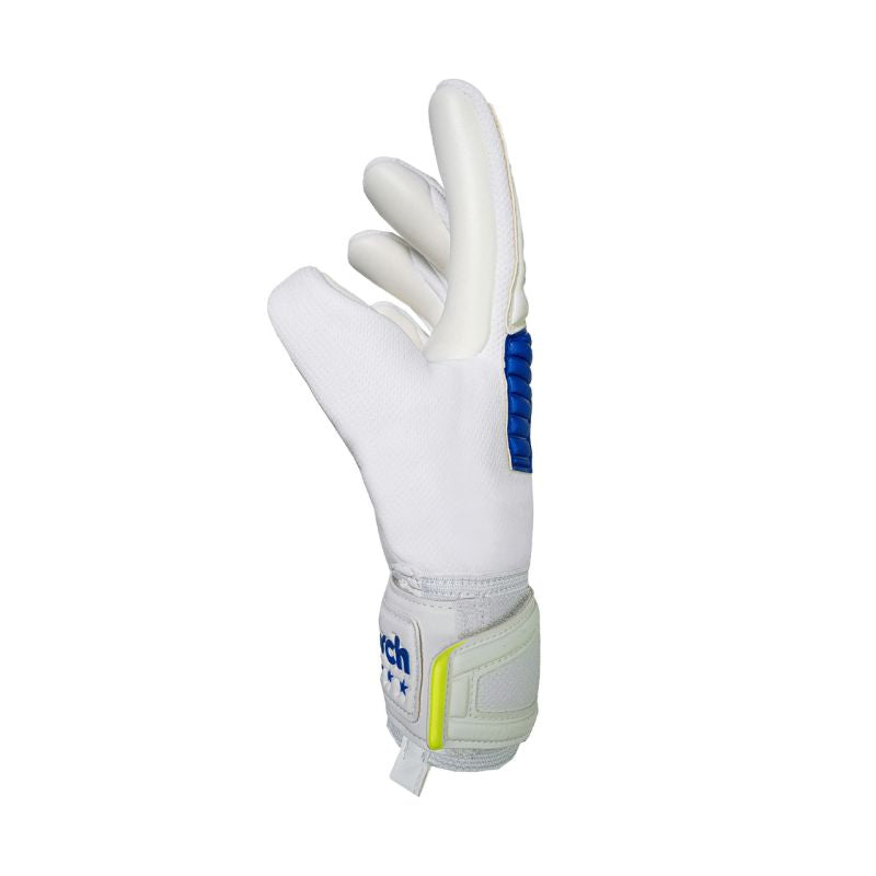Reusch Legacy '86 Advance Goalkeeper Gloves White and Blue 5670206 kék kapuskesztyű