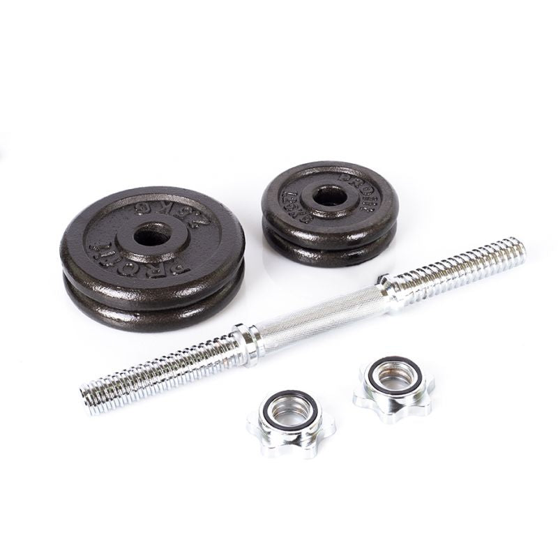 PROfit cast iron dumbbells 10kg DK 4126 Edzőfelszerelés