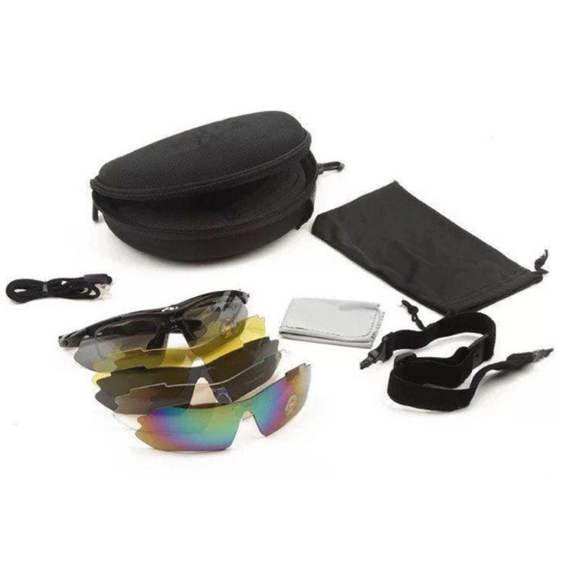 Rockbros 10003 Polarized Cycling Glasses - Black czarny glasses, training equipment