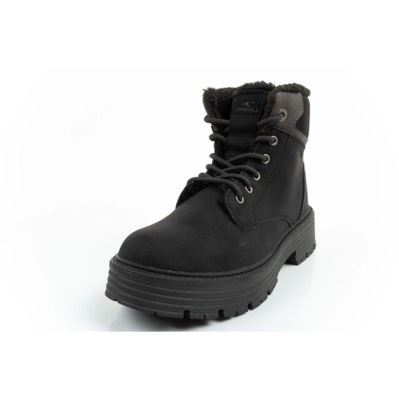 O'Neill winter boots women's hiking boots, insulated ankle boots, fashionable black fekete cipő