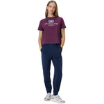 4F Women's T-shirt F2738 60S bordó póló