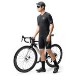 Rockbros Diamond Short Sleeve Cycling Jersey Size XL - Black czarny \ xl póló