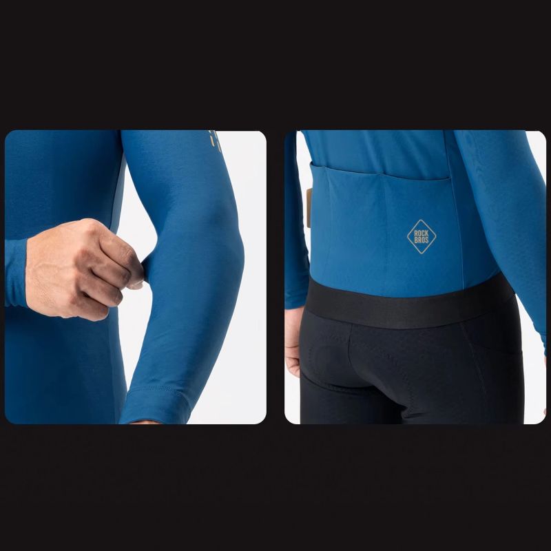 Rockbros Diamond Fall/Winter Cycling Size L - Blue niebieski \ l dzseki
