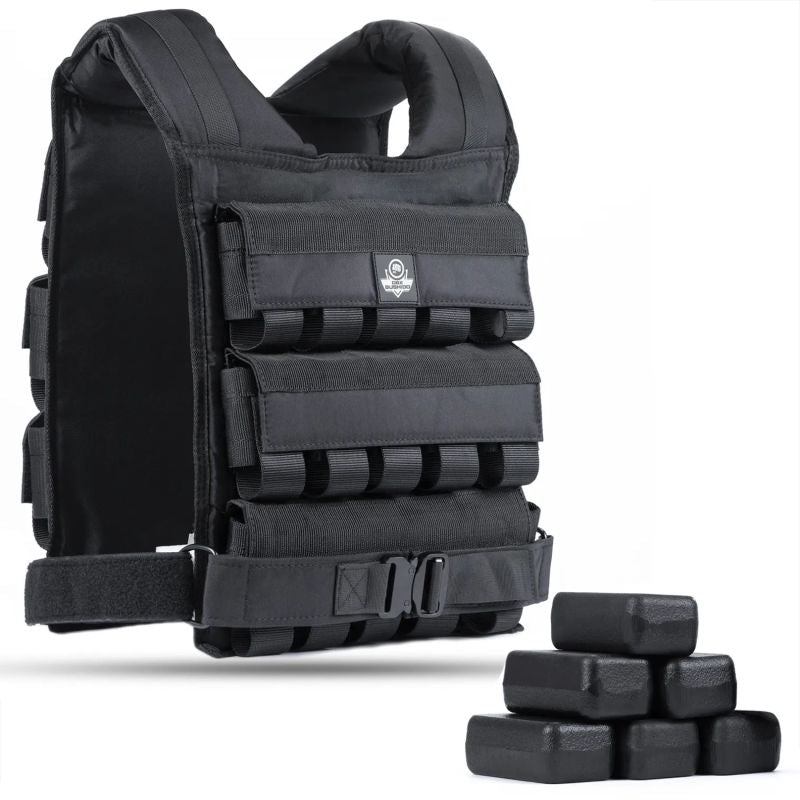 DBX Bushido 30kg Weighted Training Vest with Pulleys W30B | vests