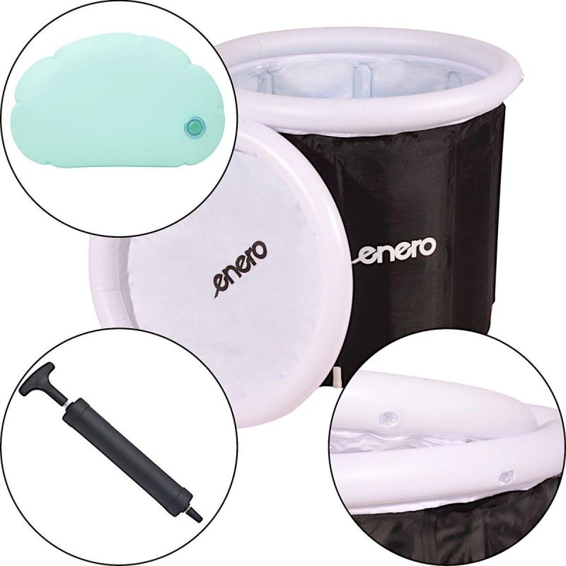 Enero WARM SWIMMING POOL ICE BATH fekete furniture