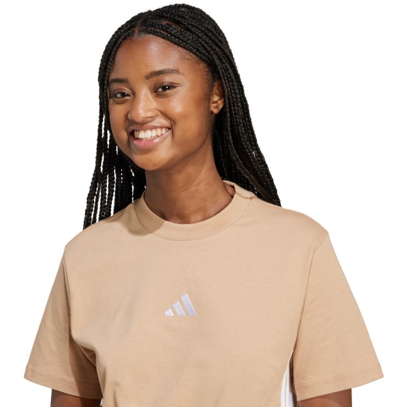 adidas Essentials 3-Stripes Cotton W T-shirt JX7616 póló