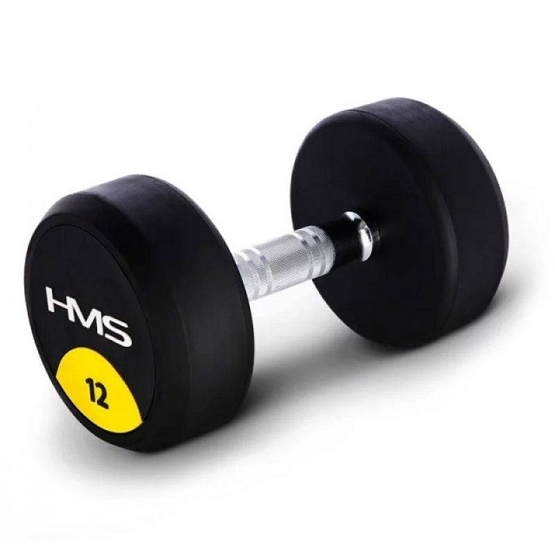 HMS Rubber-coated dumbbell 12kg HG PRO súlyzó 17-66-155