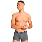 Puma men's boxer briefs 2-Pack red gray comfortable cotton szürke alsónemű