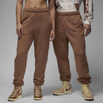AIR Jordan Wordmark Fleece Tracksuit Bottoms Brown - barna tracksuits, pants