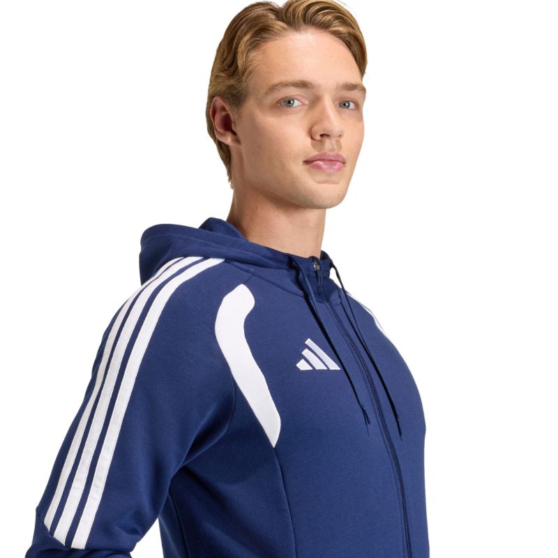 Men's adidas Tiro 26 League Sweat Full Zip Hoodie Navy Blue KF3320 sötétkék póló